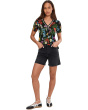 The Janie Favorite Short Sleeve Henley Tee- Kahlan