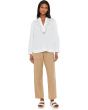 Floral Eyelet Coastalina 3/4 Sleeve Top