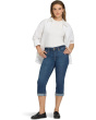Marilyn Crop Cuff Jeans in Sunset Villa