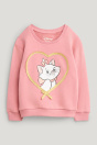 C&A Эффект блеска толстовки Aristocats 2258236 белый / розовый