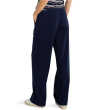Soft Touch Twill Mid-rise Utility Patch Pocket Wide Leg Pant 31" Inseam