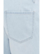 5" Mid-Rise Tie Front Denim Shorts with Pleats