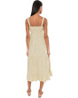 Taj Hemp Tiered Midi Sleeveless Dress