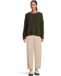 Organic Cotton Fluff Crew Neck Sweater