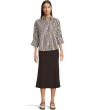 Lorimer Solid Merino Pull On Slip Skirt