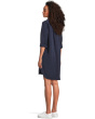 Roll Up Long Sleeve Shirt Dress