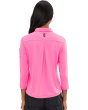 Full Zip Front Pointed Collar Contoured Seams
