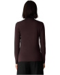 Sheer Knit Turtle Neck Top