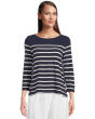 Bahama Bliss Stripe 3/4 Sleeve Top