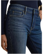 Mid-Rise Straight Ankle Jeans