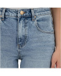 Gwen High-Rise Wide Leg Slouchy Raw Hem 5 Pockets in Acute