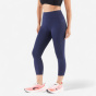 Launchtights 3/4 Для женщин дышащий - Run 500 Comfort темно-синий