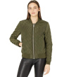 Diamond Quilted Bomber