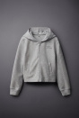 Zara Куртка С КАПЮШОНОМ ДЛЯ ТРЕНАЖЕРНОГО ЗАЛА С ВАФЕЛЬНЫМ УЗОРОМ серого цвета