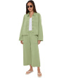 Petite Mid-Rise Utility Crop Wide Leg Pants