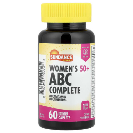 Sundance Vitamins, Комплекс мультивитаминов и мультиминералов для женщин старше 50 лет, 60 капсул в оболочке