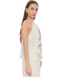 High Neck Sleeveless Blouse