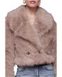Cropped Faux Fur Jacket