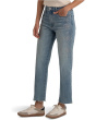 Fay High-rise Ankle Straight Leg- Zipper Fly In Aglow