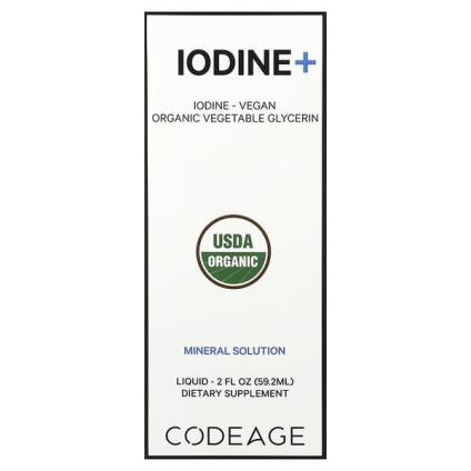 Codeage, йод+, 59,2 мл (2 жидк. унции)