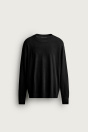 Zara БАЗОВЫЙ ЧЕРНЫЙ СВИТЕР ОБЫЧНОЙ формы