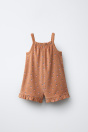 Zara КОРОТКИЙ КОМБИНЕЗОН С КЛУБНИЧНЫМ РИСУНКОМ И МАХРОВЫМ РИСУНКОМ 513392740-701-18