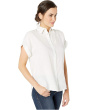 Linen Dolman-Sleeve Shirt