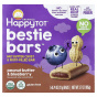 Happy Family Organics, HappyTot®, Bestie Bars™, арахисовая паста и голубика, 5 батончиков по 21 г (0,74 унции)