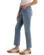 Kelsey High Rise Fab Ab Ankle Flare With Raw Hem