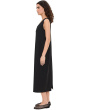 V-Neck Full Length Oval Dress