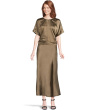 Satin Dolman Short Sleeve