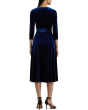Surplice Velvet Dress