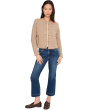 Brocade Fringe Knit Jacket