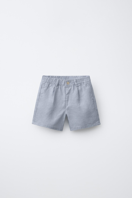 Zara ШОРТЫ-БЕРМУДЫ ИЗ 100% ЛЬНА 510414091-400-18