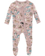 Kickee Pants Kids Футболка с оборками в виде маффина с принтом и двухсторонней застежкой-молнией (для младенцев)