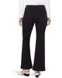 Gia Pull-On Mid-Rise Flare Jean With Wide Hem 30'' Inseam