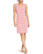 Striped Sleeveless V-Neck Dress