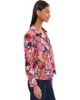 Petite Kauai Garden Cotton Crinkle Shirt