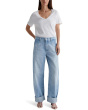 Mercer High-Rise Cuffed Barrel Jeans in Sunset Blues
