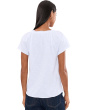 Short Sleeve Ruffle Henley Swing Top