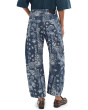 We The Free Good Luck Printed Barrel Jeans