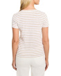 Short Sleeve Scoop Neck Striped Tee