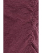 Elbow Sleeve Below The Knee Shirred Dress
