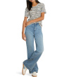 Petite Spacedye Tuck Stitch Sweater Tee