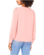V-Neck Long Sleeve Blouse