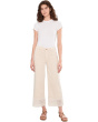 Mid-Rise Stride Wide Leg Pant With Lace Trim 27" Inseam