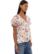 Crew Neck With Ruffle Seam