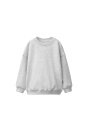 Zara ОДНОТОННАЯ ТОЛСТОВКА с серым мелированием