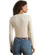 Rib-Knit Cotton-Blend Crew Neck Sweater