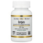 California Gold Nutrition, Ferrochel®, железо (бисглицинат), 36 мг, 90 растительных капсул